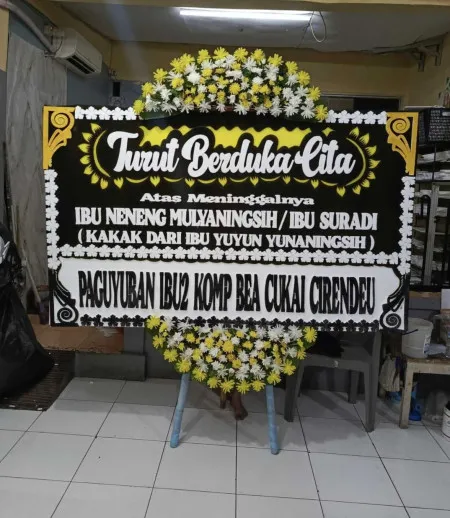 Papan Bunga Duka Tamiyangsari Kroya